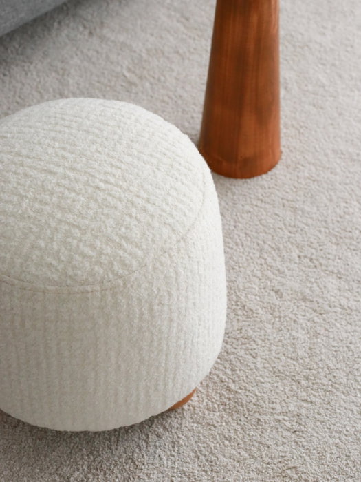 Atelier Del Sofa Puff de Teddy Blanco Atelier Del Sofa Puff de Teddy Blanco